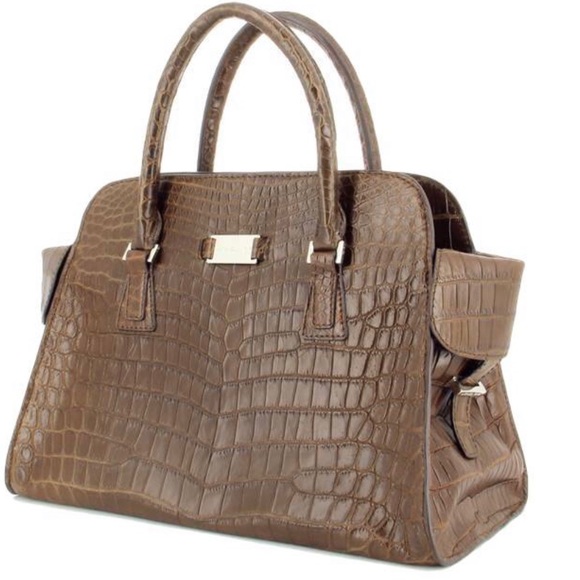 Michael Kors Handbags - Michael Kors Collection Gia Croc Handbag